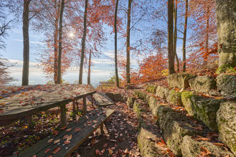 Gemeinde Julbach Landkreis Rottal-Inn Schlossberg Herbst (Dirschl Johann) Deutschland PAN